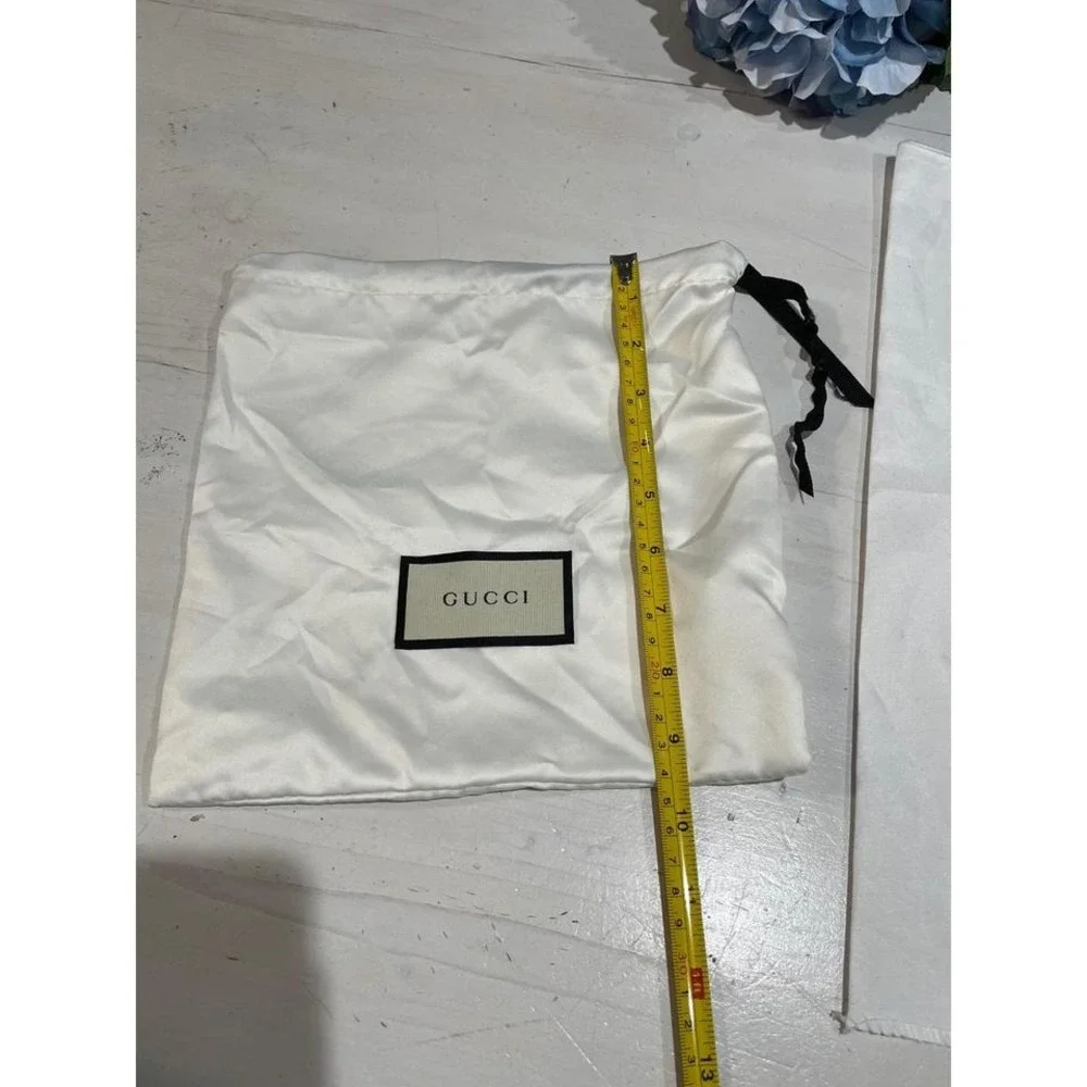 Gucci White Drawstring Dust Bag